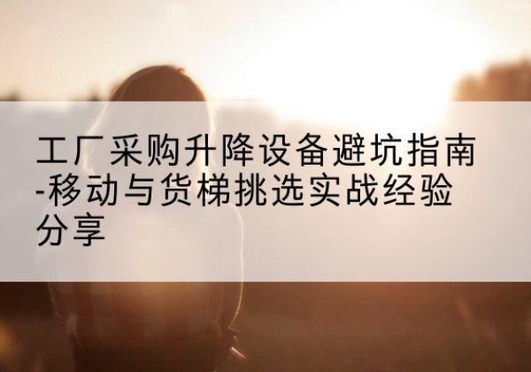 云霄移动式升降机怎么选-工厂采购升降设备避坑指南-移动与货梯挑选实战经验分享